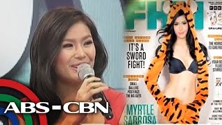 Myrtle ask permission to Sen. Grace Poe about her FHM cover