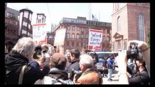 Blockupy Frankfurt: Do, 17. Mai 2012, Paulsplatz/Römer. Versammlung für Versammlungsfreiheit