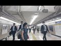 【4k乗換動画】名古屋駅　１６－１７番線　山陽、東海道新幹線（大阪方面）―５－６番線　東海道本線（岐阜方面）乗換　pimi palm2pro で撮影4k30p