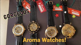 「鏤金」歲月：Aroma 噢威馬手上鍊鏤空錶，好有味道啊！/生記鐘錶 Aroma Mechanical Watches