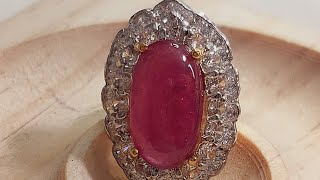 งานชุปทอง100หนา5ไม2500ลด1850#ruby #jewerly #ทับทิม #ไพลิน #โรสควอตซ์ #หินแท้ #ไหมทอง #moonstone