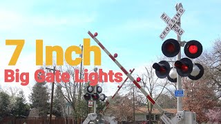 Railroad Crossings With Rare Big 7 Inch Gate Light Compilation