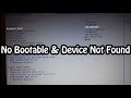 CARA MENGATASI BOOT DEVICE NOT FOUND DAN NO BOOTABLE DEVICE