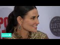 demi moore surprises at fendi fashion show