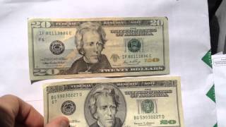 20 Dollar Bill New And Old