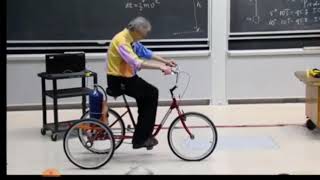 Best Newton's third law demonstration | Walter Lewin | Salute by MB ma'am and her students