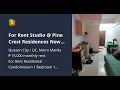 For Rent Studio @ Pine Crest Residences New Manila