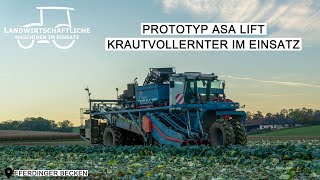 ASA Lift Krautvollernter im Einsatz | PROTOTYP | Sauerkraut | efko | Eferdinger Becken | 4K