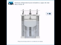 Ventosa trifuncional para industria y agua de mar CSA modelo Golia 3F