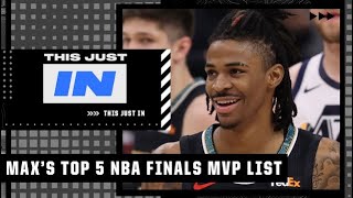 Max Kellerman’s Top 5 NBA Finals MVP candidates | This Just In