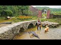 Building Solid Bridge Foundations With Stone - Build Solid Bridge To Withstand Heavy Flood