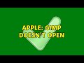 Apple: GIMP doesn't open (2 Solutions!!)