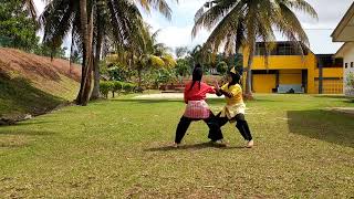 Cabaran Kokurikulum Silat KPM 2022/Seni Tempur PSR/JBA7036/ Nur Irdina & Nurbalqis