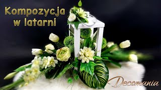 Wiosenny stroik na cmentarz w latarni// DIY// Wielkanoc// funeral decoration