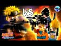 Naruto vs Goku vs Sasuke vs Vegeta 💥 Brickfilm / Stop Motion / JM ANIMATION feat. Lakeside Lodge Set