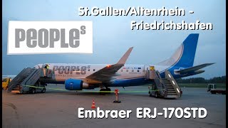 ✈️TRIP REPORT | People' s Viennaline (Economy) | Altenrhein - Friedrichshafen | Embraer E170