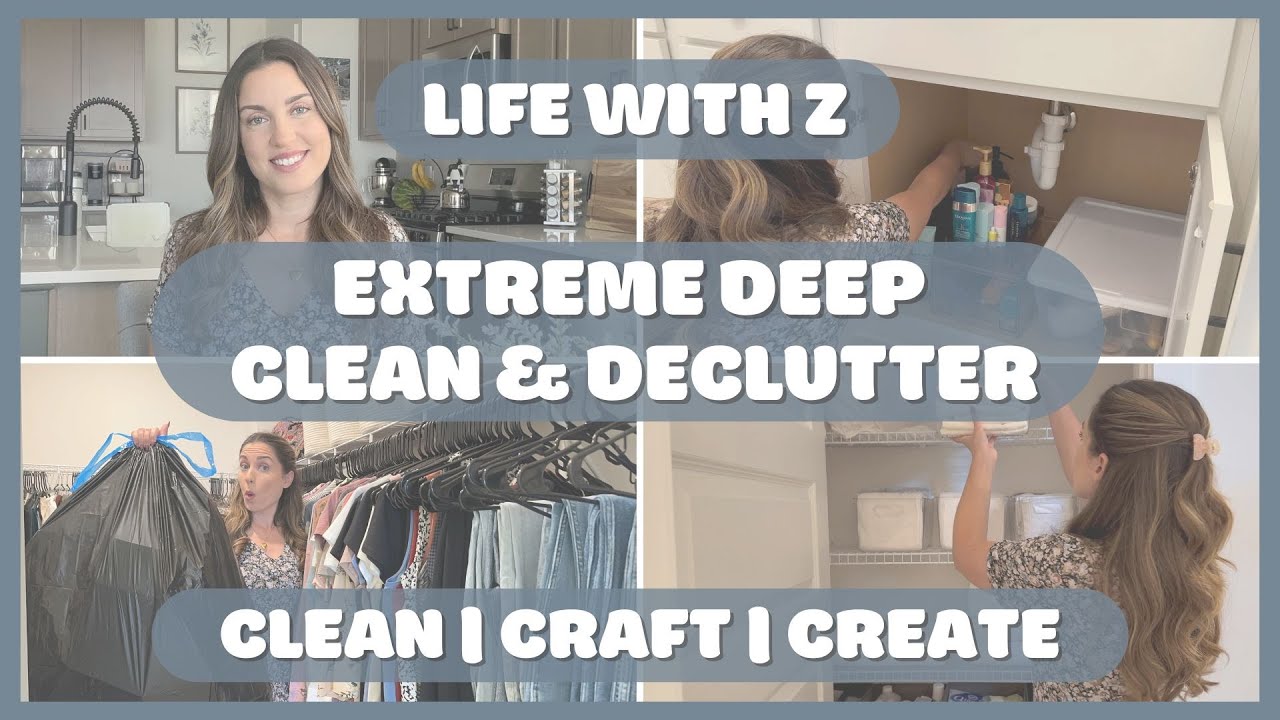 Extreme Deep Clean Decluttering Cleaning Motivation рџ рџ ѕ Youtube
