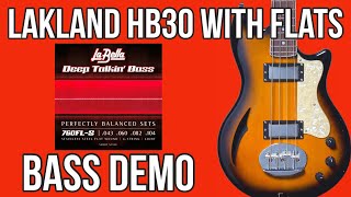 Best Flatwounds for Shortscale Bass - La Bella 760FL-S with Lakland Skyline Hollowbody 30