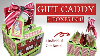 Gift Packaging Ideas | Gift Caddy | 4 Boxes In 1!