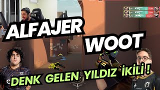 ALFAJER ve WOOT AYNI TAKIMA DENK GELİYOR | 2 TÜRK YILDIZ AYNI TAKIMDA VALORANT RANKED