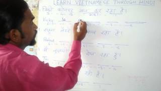 Learn VIETNAMESE  through HINDI.