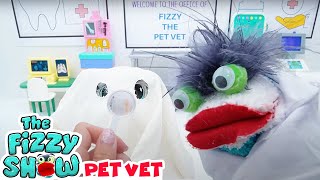 Fizzy The Pet Vet Helps A Cute Puppy Dressed As A Ghost 👻 | Fun Videos For Kids