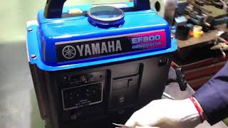 ヤマハ　EF800B 発電機 エンジン始動動画