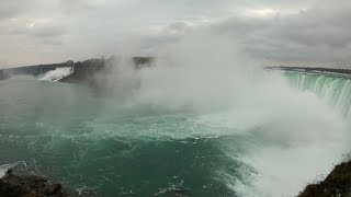 【Sightseeing at home】Niagara Falls in the early morning,Canada|世界三大瀑布 早朝のナイアガラの滝!カナダ 冬のナイアガラ!