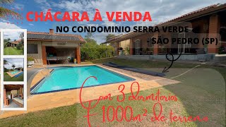 CHÁCARA A VENDA EM SÃO PEDRO/SP - CH-346 - R$600.000,00 - SERRA VERDE