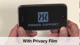 Privacy Film Test for Power Support