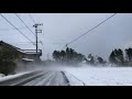 【佐渡の冬】雪は風で吹っ飛ばされる