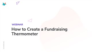 How to Create a Fundraising Thermometer