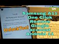 Samsung Galaxy A11 SM-A115F. Remove Google Account, Bypass FRP. UnlockTool.