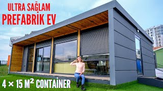 4 x 15 m² Shipping Containers Turn Into Amazing Tiny House