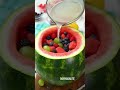 The viral jelly filled watermelon! You need to try this!🤤🙈 #watermelon #sweetnsavorymeals