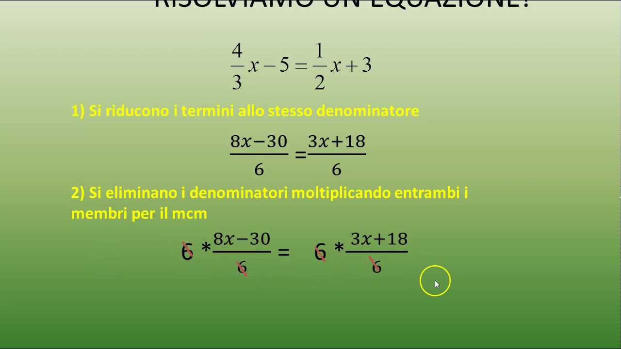 Risolvere Equazioni Online