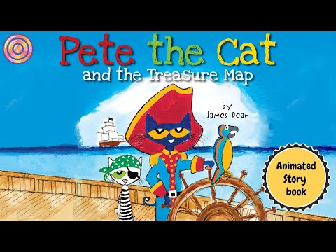Animated Fan Edition of Pete the Cat and the Treasure Map Read Aloud