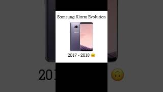 Samsung Alarm Evolution