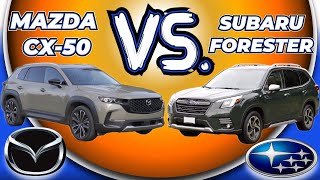 Subaru Forester VS Mazda CX-50 comparison