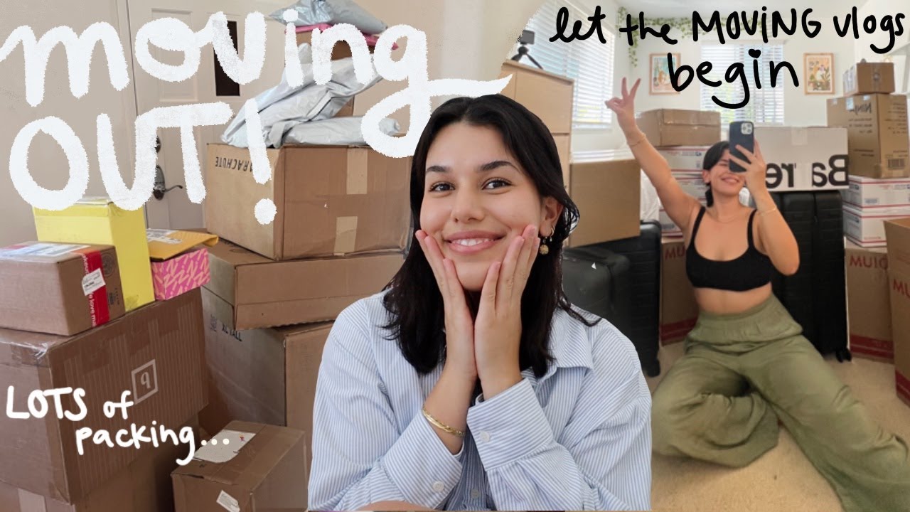 I M Moving Out My First Moving Vlog Omg Youtube