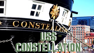 USS Constellation tour - Baltimore Inner Harbor - Historic Ships