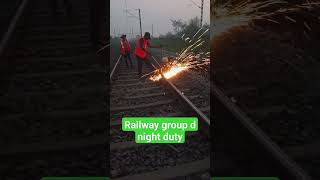 Railway group d night duty rail cutting#indianrailways#alp #groupd #maths_by_pintu