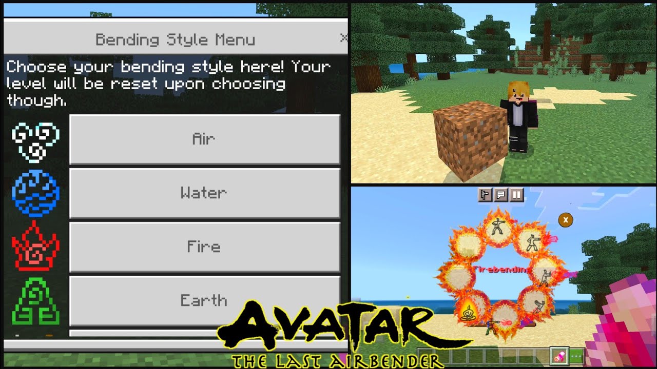 Avatar The Last Airbender Addon/Mods For Minecraft PE| 1.19+ - YouTube