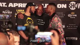 JULIAN WILLIAMS TELLS NATHANIEL GALLIMORE "I'M GONNA F*** YOU UP" DURING HEATED FACE OFF