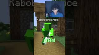 Minecraft, But I Can't Touch the Color Green