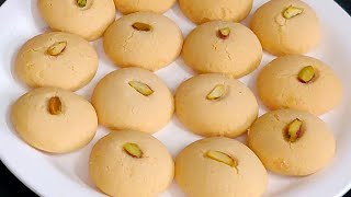 Nankhatai Recipe Without Egg Oven And Baking Powder | Mouthmelting Nankhatai Biscuit Diwali Recipes