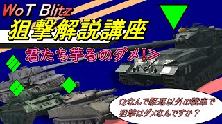 【WoTB/解説】初心者必見！WoT Blitz解説動画「狙撃（芋）について」