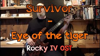 219 Survivor Eye of the tiger bass cover Rocky IV OST