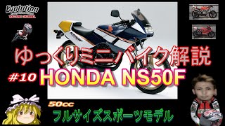 ゆっくりミニバイク解説 NS50F 17インチフルサイズ ミニバイク 峠 走り屋 レース