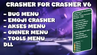 SC BUG GANAS 2025 || CRASHER FORCRASHER V6 || BUG MENU || EMOJI CRASH || RIVIEW BY RAYZ